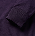 Canali - Merino Wool Sweater - Men - Dark purple