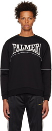 PALMER Black Embroidered Sweatshirt