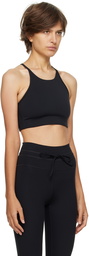 Girlfriend Collective Black Luxe Colette Sports Bra