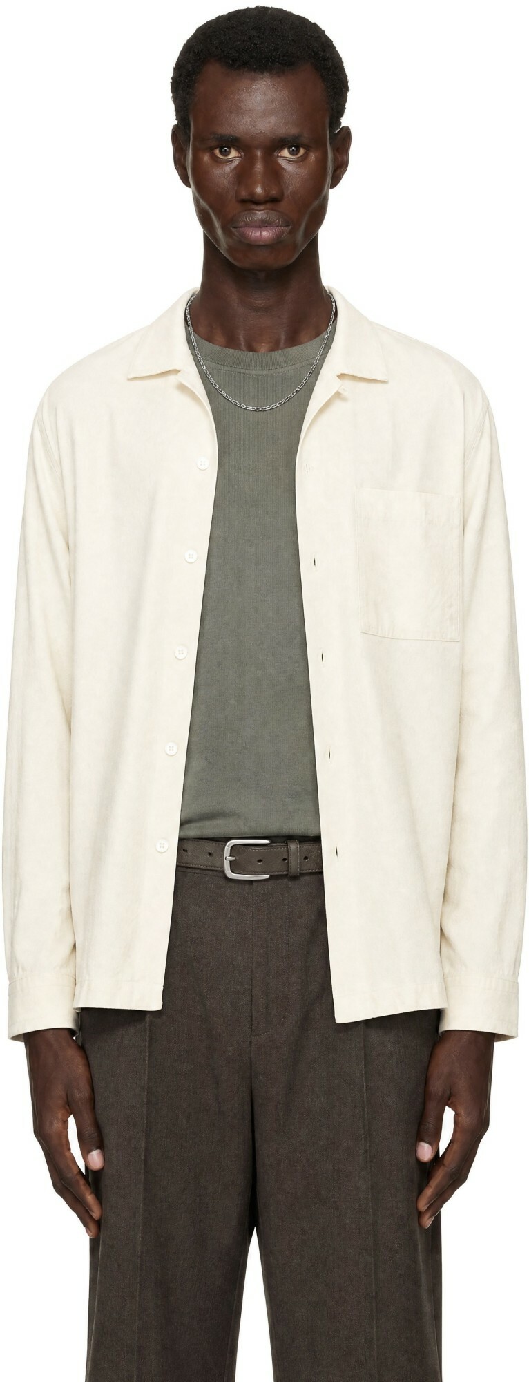 ANOTHER ASPECT Off-White Another 2.1 Shirt