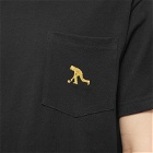 Pass~Port Men's Bowlo Pocket T-Shirt in Black