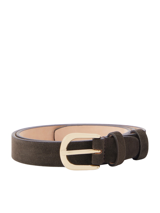Photo: Mr P. - 2.5cm Suede Belt - Brown