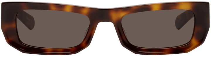 Photo: FLATLIST EYEWEAR Tortoiseshell Bricktop Sunglasses