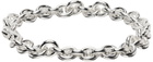 HANREJ Silver Anchor Bracelet