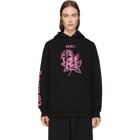 Marcelo Burlon County of Milan Black Skull Tattoo Hoodie