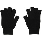 Rick Owens Black Tower Fingerless Gloves