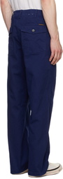 Nudie Jeans Navy Tuff Tony Trousers