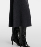 Jardin des Orangers Wool and cashmere midi skirt