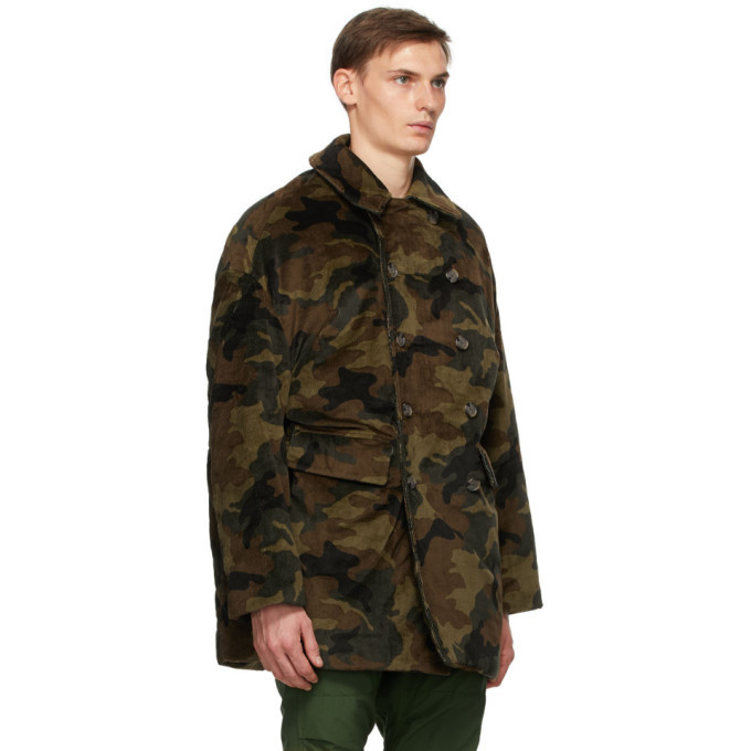 R13 Green Camo Hunting Coat R13