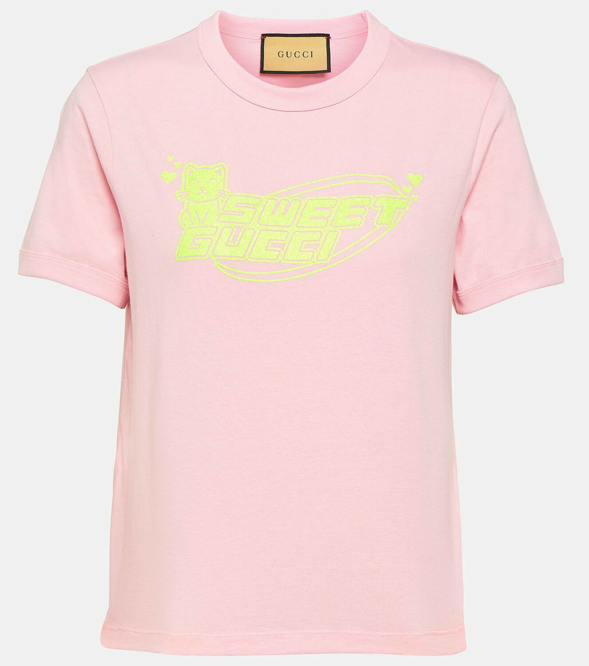 Gucci Printed cotton jersey T-shirt Gucci