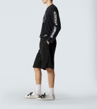 Simone Rocha Ballerina Grip metallic leather sneakers