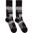 Boss Black RS Block Pattern Socks