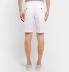 Officine Generale - Julian Slub Cotton and Linen-Blend Shorts - Men - White