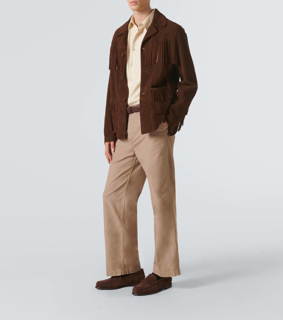 Ralph Lauren Polo Bone Suede Penny Loafers Polo Ralph Lauren Alston Suede Penny Loafer Men main image 3