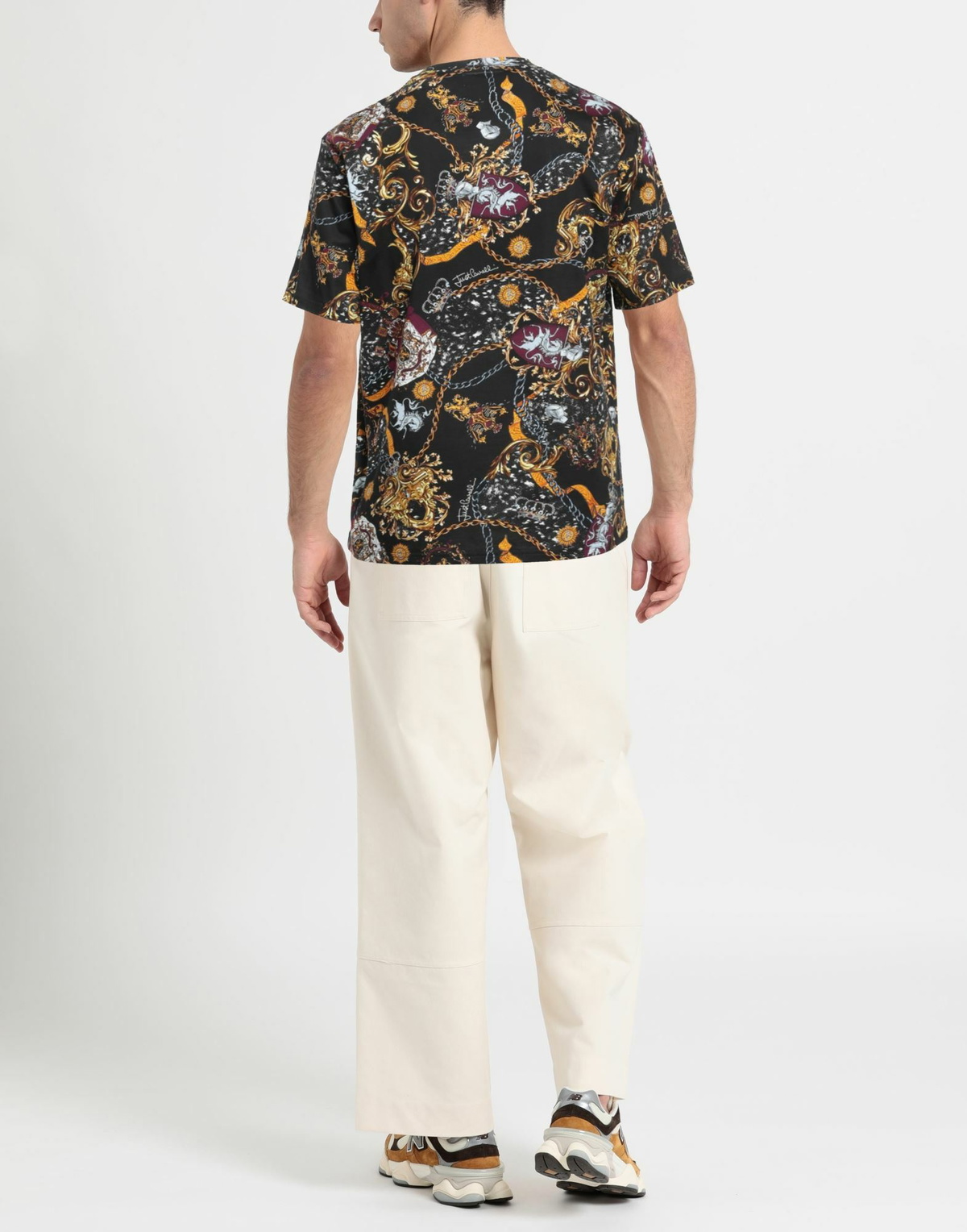 Just Cavalli Mens T-shirt in Black