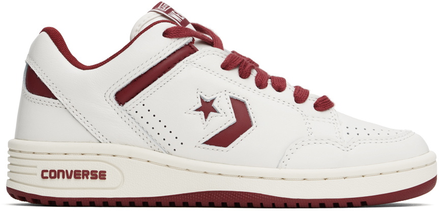 Converse White Red Weapon Sneakers Converse