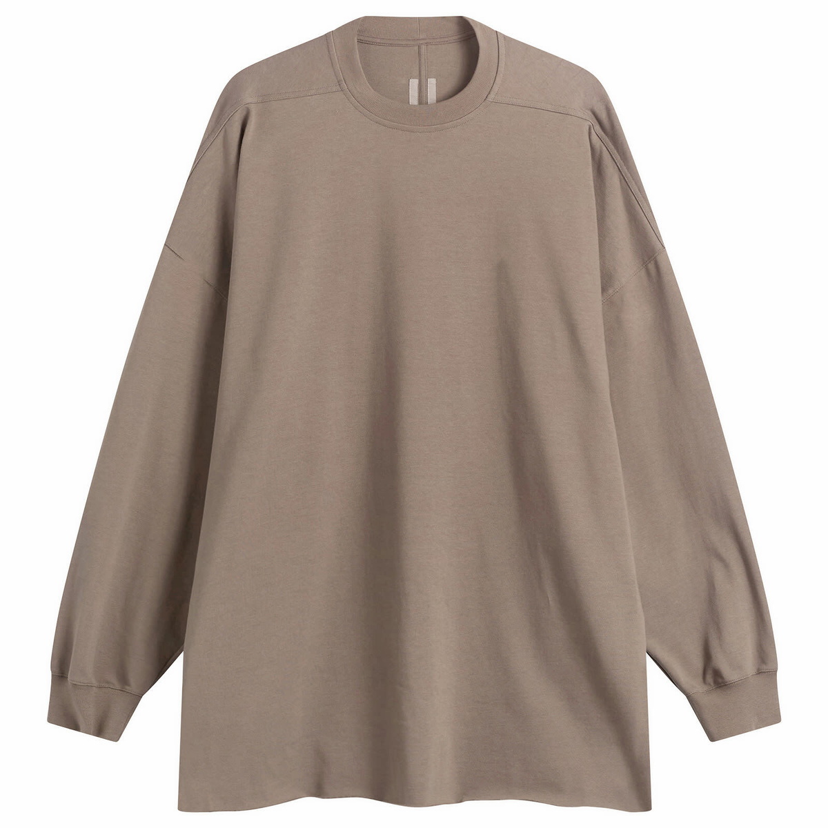 Rick Owens Men's Long Sleeve Tommy T T-Shirt in Dust Rick Owens