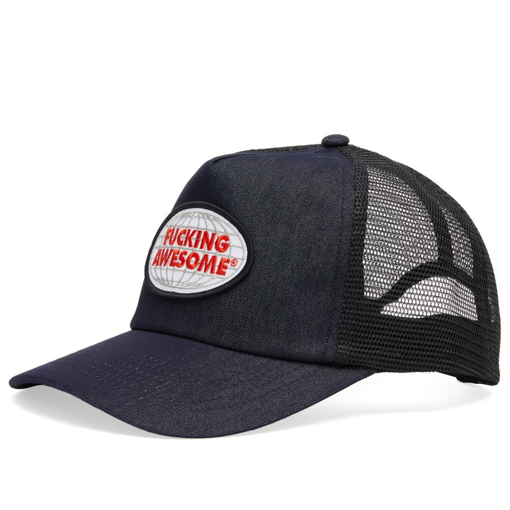 Photo: Fucking Awesome Men's Buffalo Snapback in Denim 