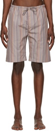 Paul Smith Multicolor Signature Stripe Pyjama Shorts
