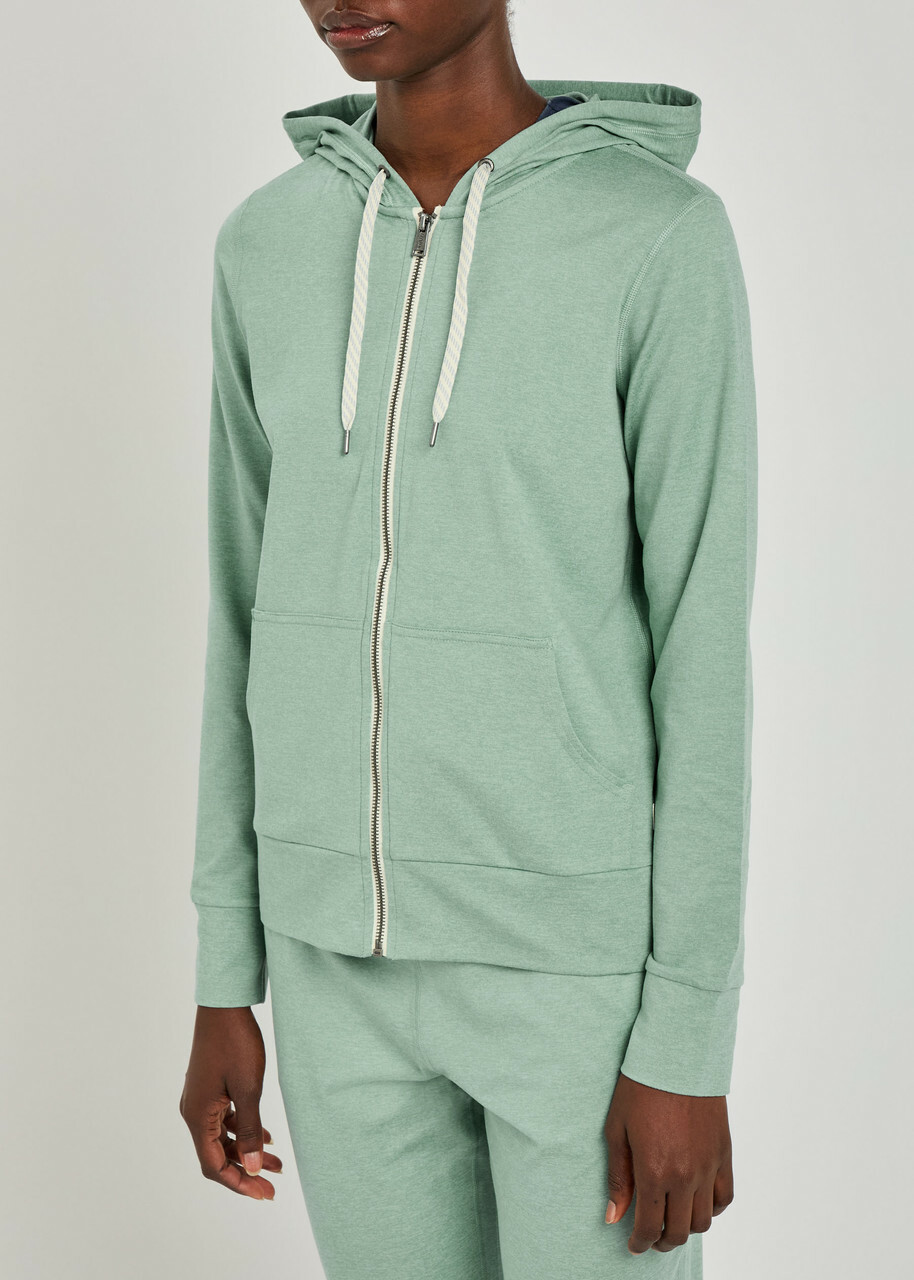 Vuori Halo Performance 2.0 Hooded Jersey Sweatshirt Blue