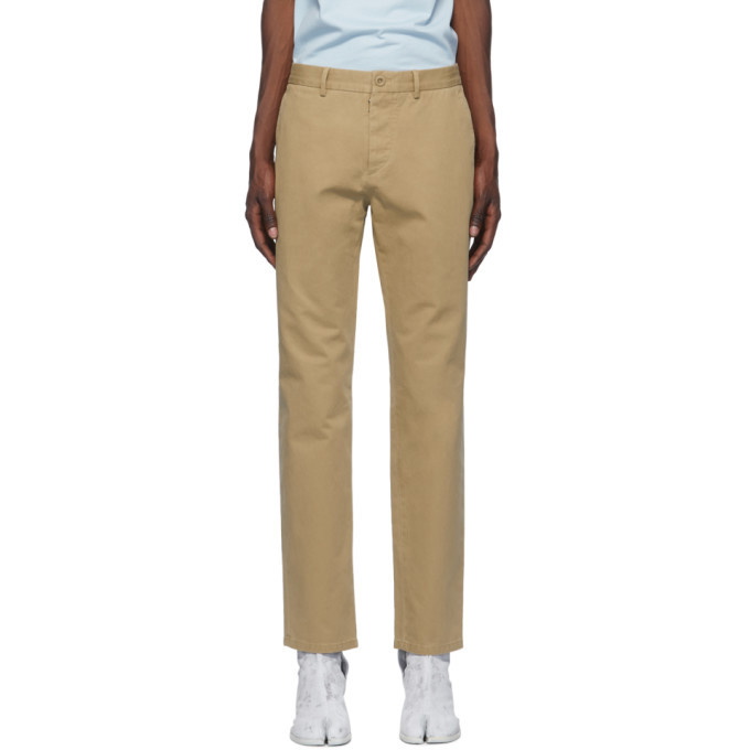 Photo: Maison Margiela Beige Chino Trousers