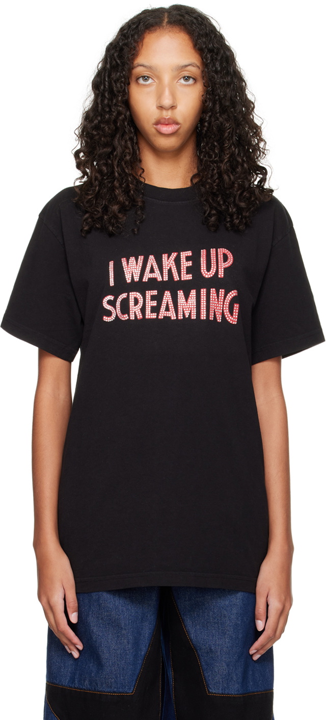 Mondo Mondo Black 'I Wake Up Screaming' T-Shirt