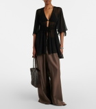 Eres Operette silk muslin top