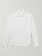 Loewe - Logo-Embroidered Cotton-Twill Shirt - White