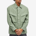 Wood Wood Men's Panda Overshirt in Seaweed