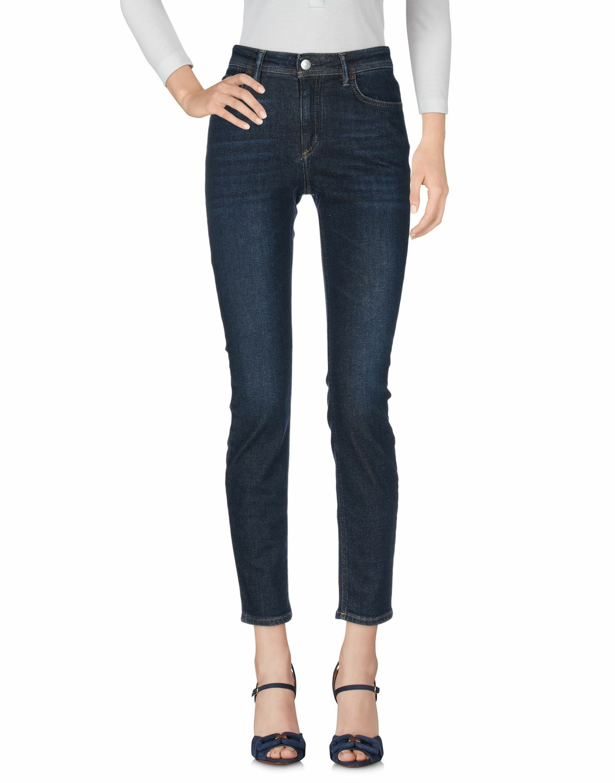 Acne Studios Blå Konst Womens Jeans in Blue