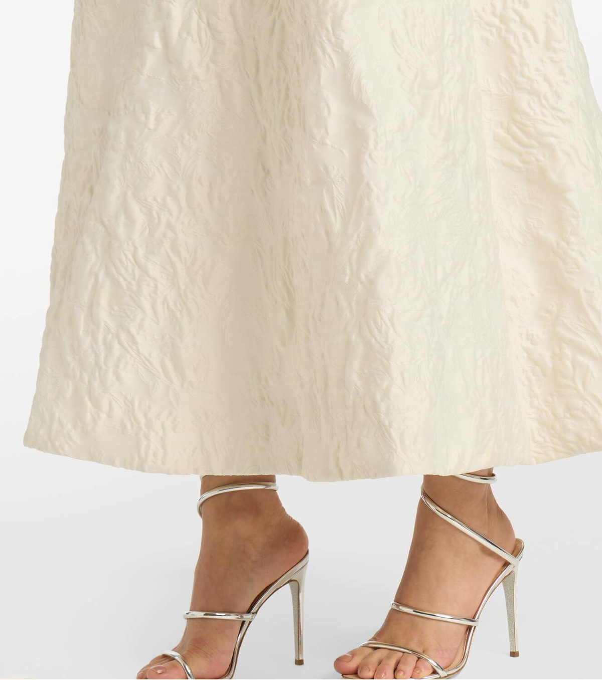 Monique Lhuillier Floral jacquard gown