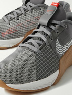 Nike Training - Metcon 8 Rubber-Trimmed Mesh Training Sneakers - Gray