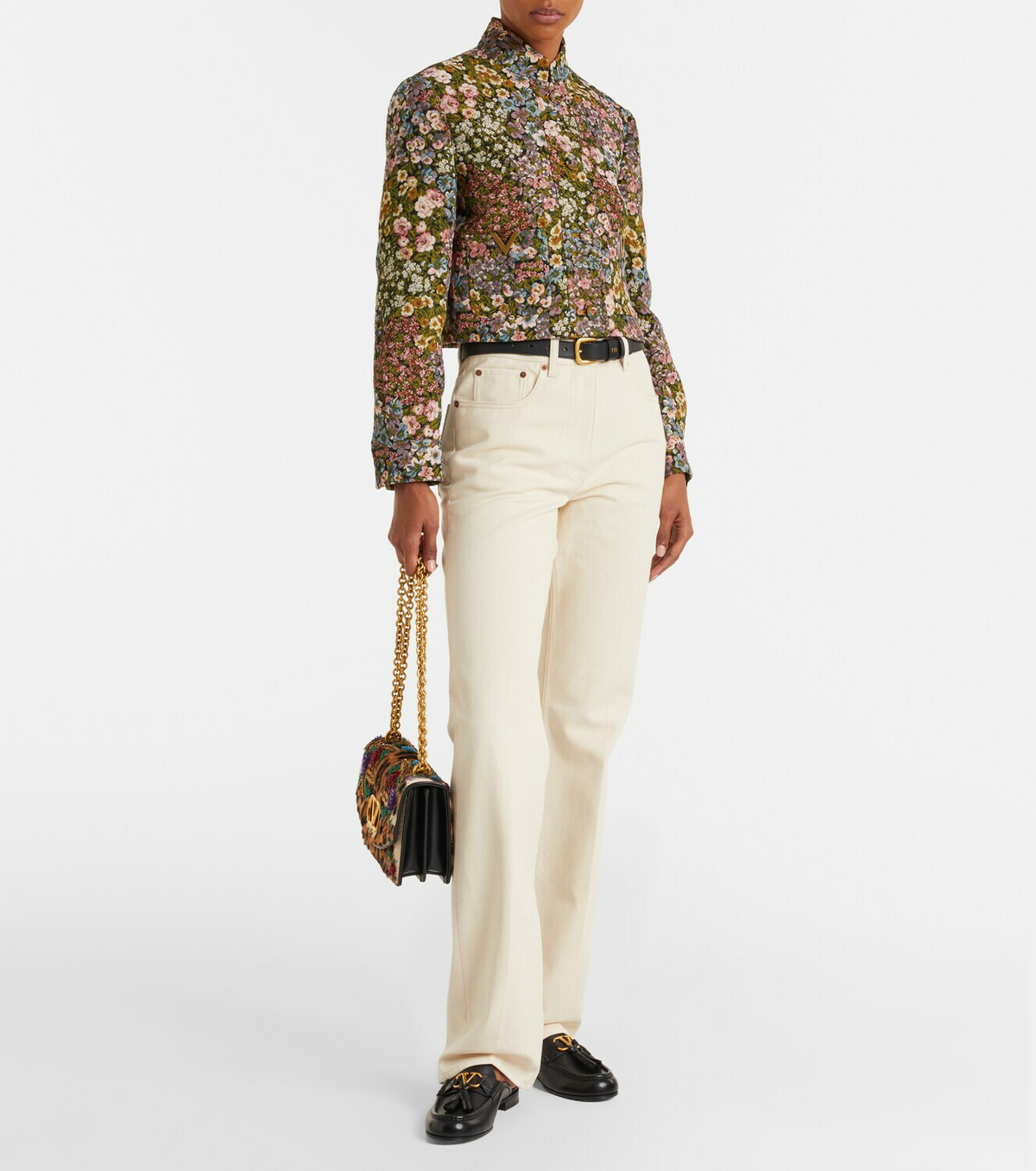Valentino Garavani VLogo leather loafers