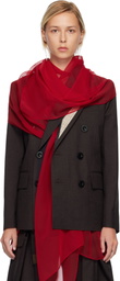 sacai Brown & Red Suiting Blazer