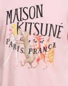 Maison Kitsuné Mens T-shirt in Pink