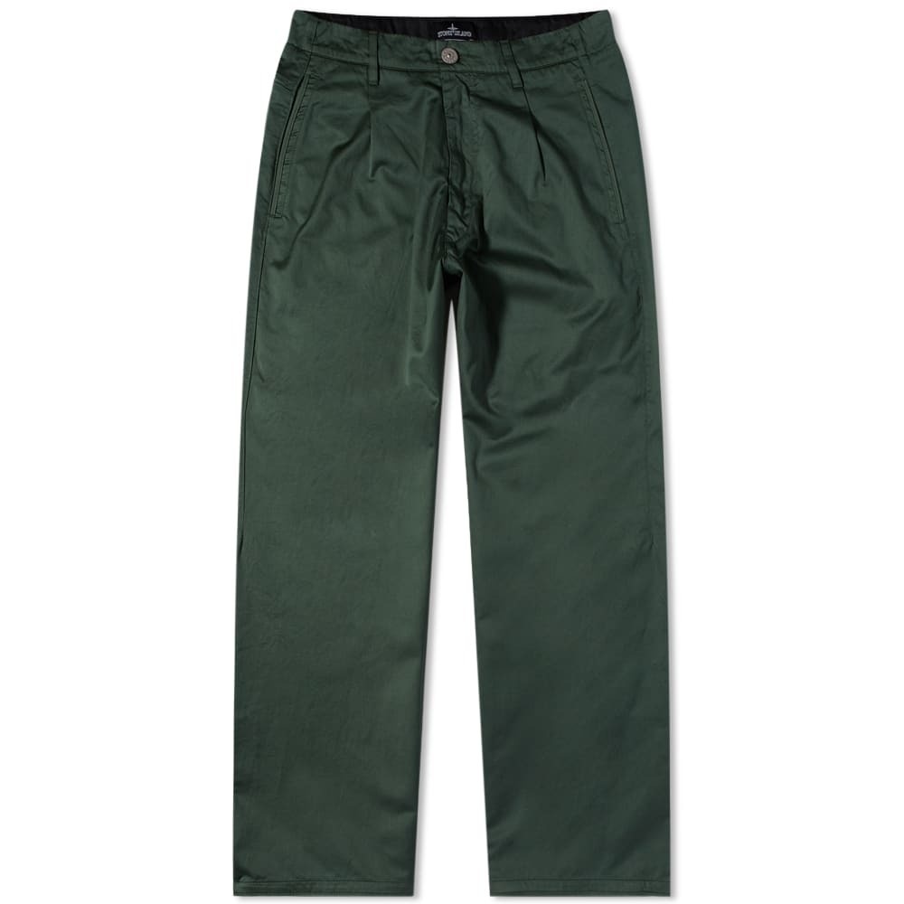 Photo: Stone Island Shadow Project Men's Garment Dyed Chino in Green