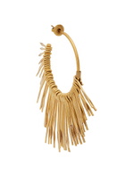 Isabel Marant Aria Fringed Hoop Earrings - Brass - One Size