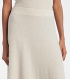 Lisa Yang Torie high-rise cashmere maxi skirt