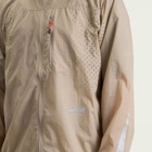 and wander Men's x Altra Ventilation Wind Jacket in Beige