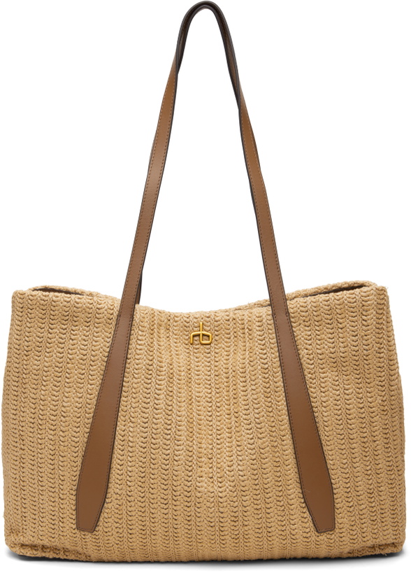 Photo: rag & bone Beige Chelsea Straw Tote
