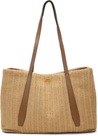 rag & bone Beige Chelsea Straw Tote