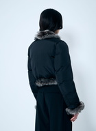 Alexander Wang Puffer Jacket With Shearling Trims