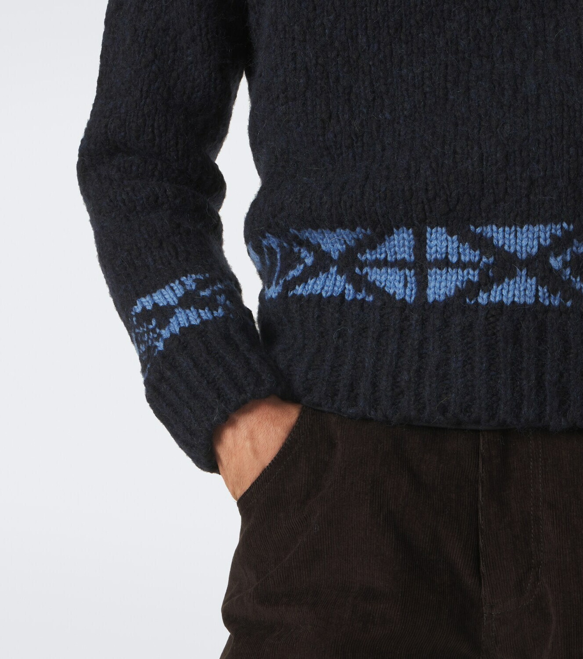 Moncler Grenoble Fair Isle wool and alpaca-blend sweater