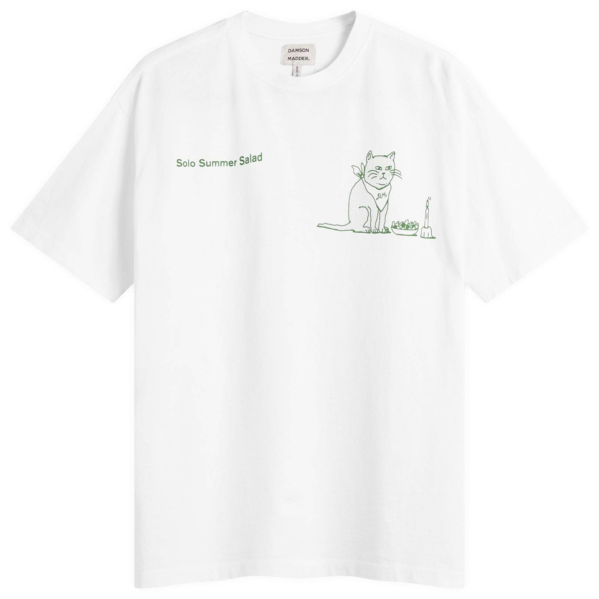 Damson Madder Women's Presented By End. Solo Salad Graphic T-Shirt in White