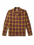 De Bonne Facture - Convertible-Collar Checked Cotton-Flannel Shirt - Multi