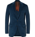 Loro Piana - Rain System Cotton and Cashmere-Blend Corduroy Suit Jacket - Blue