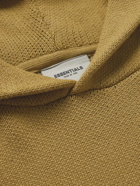 Fear of God Essentials - Logo-Intarsia Cotton-Blend Hoodie - Yellow