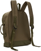 Maison Kitsuné Khaki Nylon Backpack