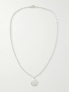 Mikia - Polaris Sterling Silver Diamond Pendant Necklace