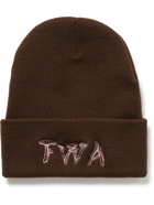 FRIENDS WITH ANIMALS - Logo-Embroidered Knitted Beanie